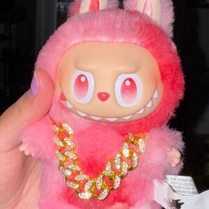 Gold Cuban Chain for labubu